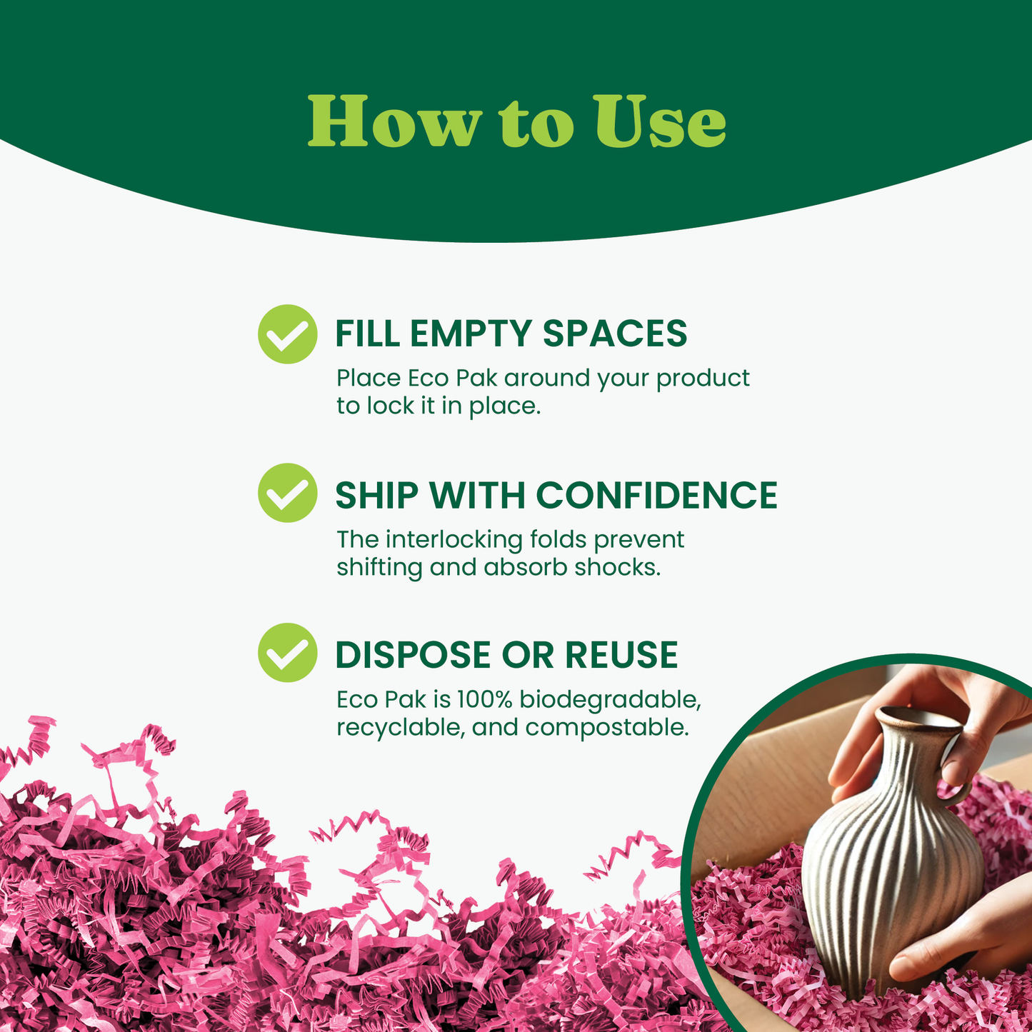 ECOPAK® - 10 lb Pink