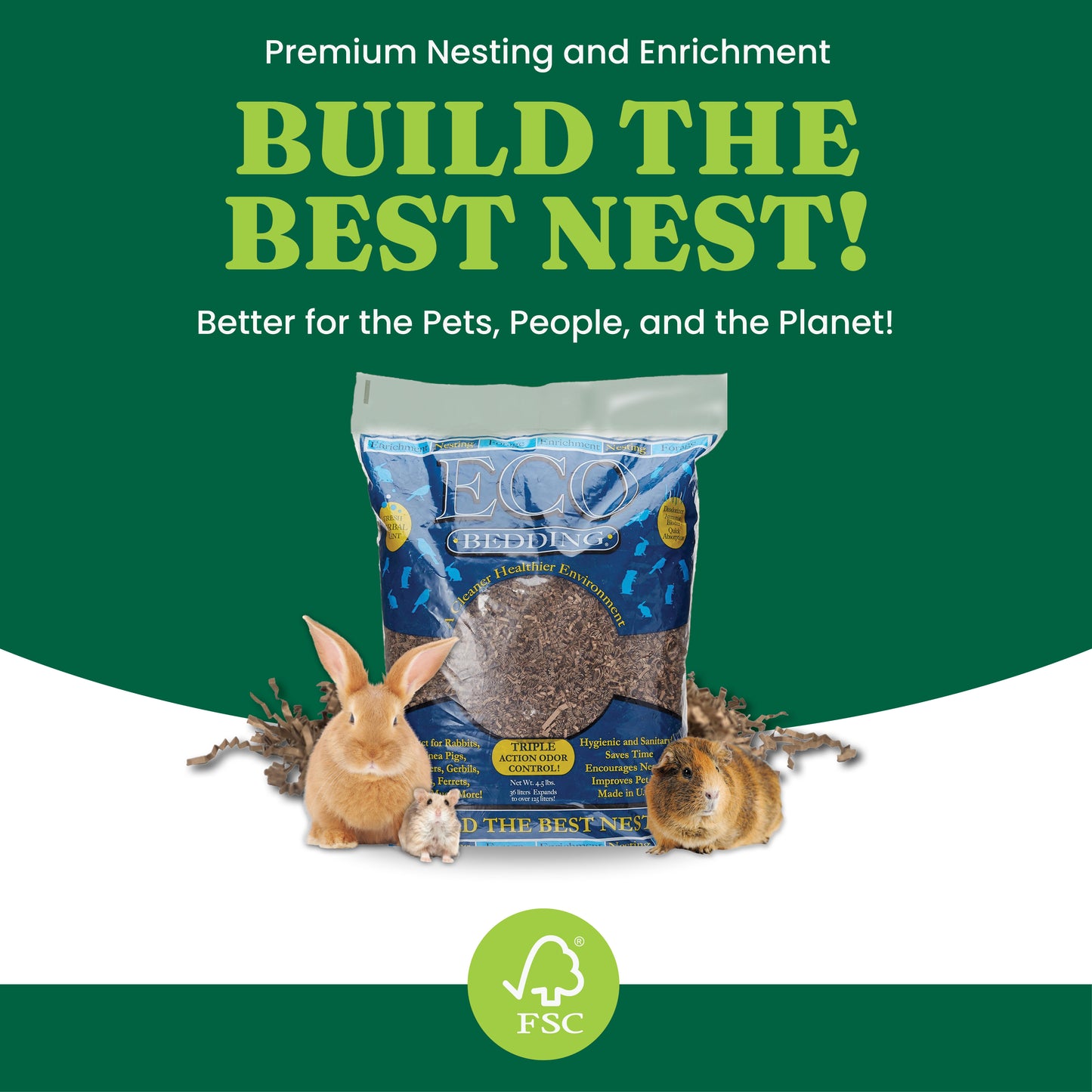 Eco Bedding® with Odor Control