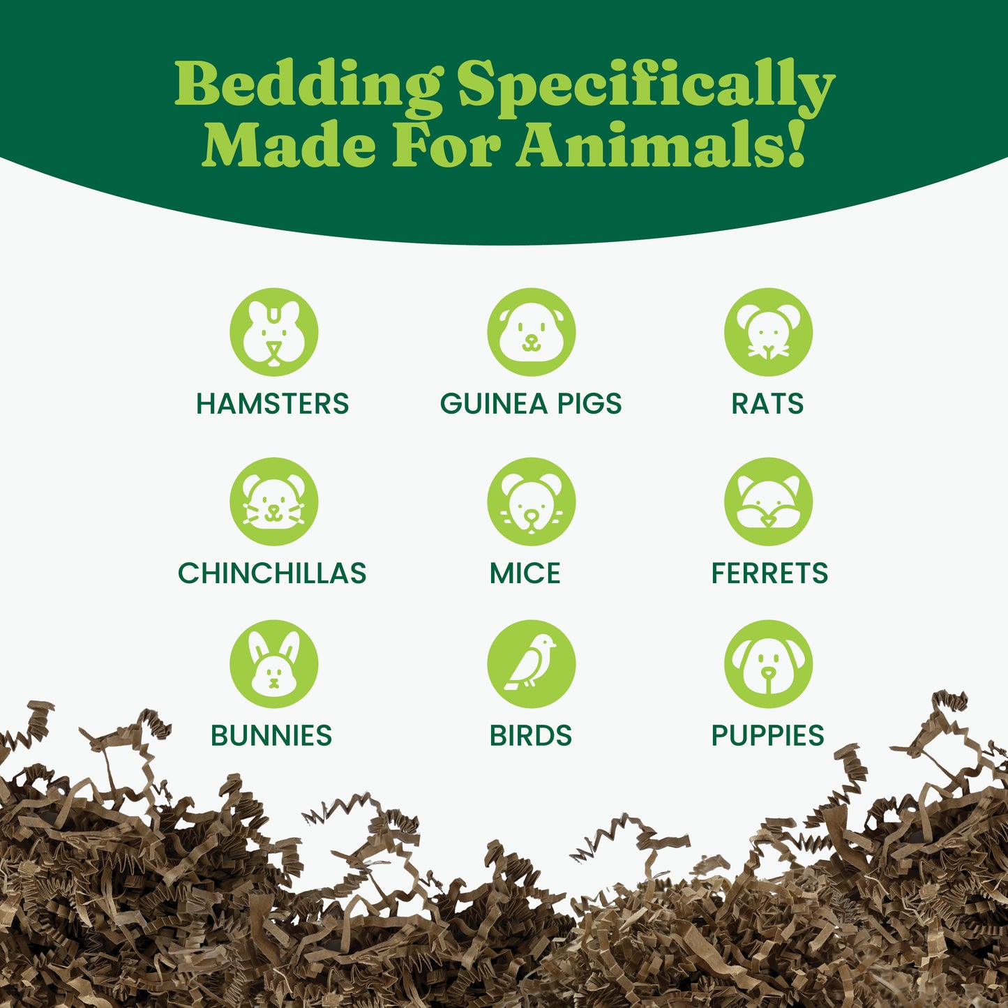 ECO BEDDING® 99% Dust Free Paper Bedding for Small Pets and Birds, Eco Natural