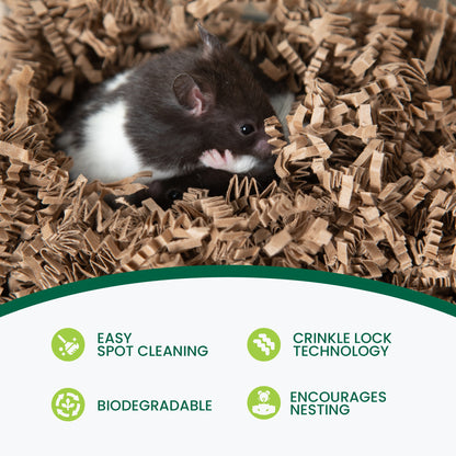 ECO BEDDING® 99% Dust Free Paper Bedding for Small Pets and Birds, Eco Natural